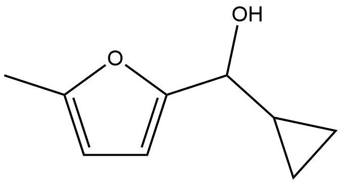 α-Cyclopropyl-5-methyl-2-furanmethanol,1210782-05-0,结构式