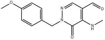 1210812-78-4 1-(4-甲氧基苄基)-5-(甲氨基)-6-氧代-1,6-二氢哒嗪-4-甲醛