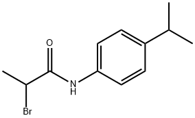 Propanamide, 2-bromo-N-[4-(1-methylethyl)phenyl]- Structure