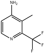 4-Amino-3-methyl-2-(trifluoromethyl)pyridine 化学構造式