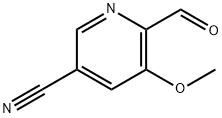 6-甲酰基-5-甲氧基烟腈 结构式