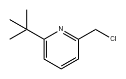 Pyridine, 2-(chloromethyl)-6-(1,1-dimethylethyl)- Struktur