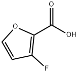 2-Furancarboxylic acid, 3-fluoro- Struktur