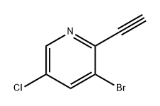3-溴-5-氯-2-乙炔基吡啶,1211528-84-5,结构式