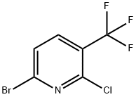 Pyridine, 6-bromo-2-chloro-3-(trifluoromethyl)- Structure