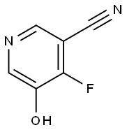 4-氟-5-羟基烟腈, 1211529-43-9, 结构式