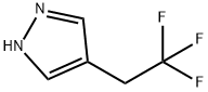 4-(2,2,2-trifluoroethyl)-1H-pyrazole 化学構造式