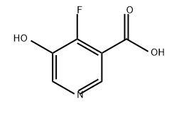 3-Pyridinecarboxylic acid, 4-fluoro-5-hydroxy- Struktur