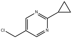 5-(chloromethyl)-2-cyclopropylpyrimidine 结构式