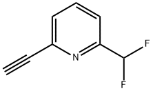 2-(Difluoromethyl)-6-ethynylpyridine Struktur