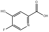 2-Pyridinecarboxylic acid, 5-fluoro-4-hydroxy- Structure