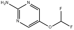 2-氨基-5-(二氟甲氧基)嘧啶, 1211585-07-7, 结构式
