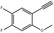 1-ethynyl-4,5-difluoro-2-methoxybenzene Structure