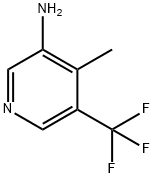 3-Amino-4-methyl-5-(trifluoromethyl)pyridine Structure