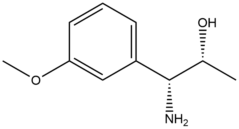 (1R,2R)-1-AMINO-1-(3-METHOXYPHENYL)PROPAN-2-OL Structure