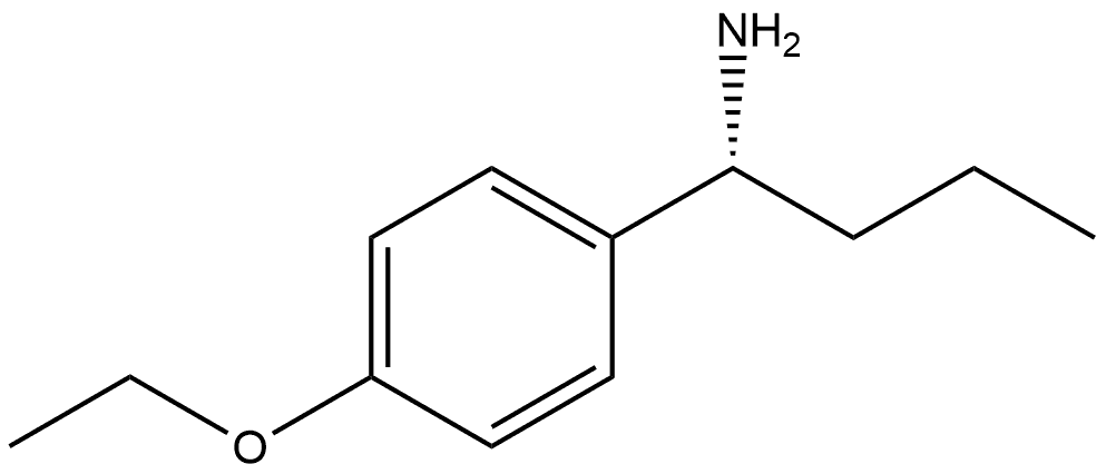 (1R)-1-(4-ETHOXYPHENYL)BUTAN-1-AMINE 结构式