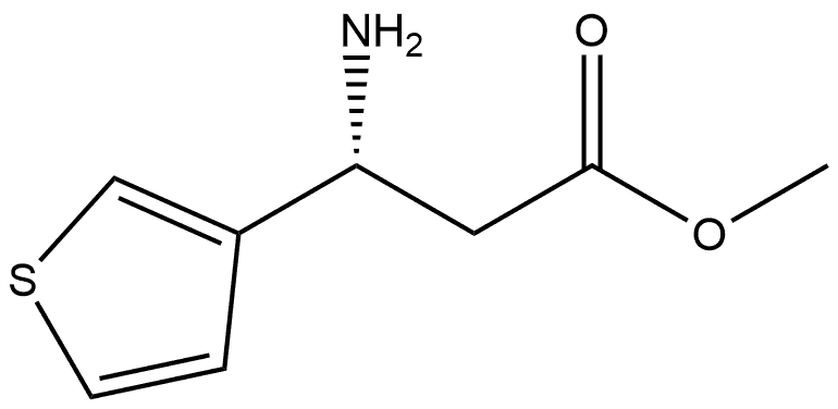 METHYL (3S)-3-AMINO-3-(THIOPHEN-3-YL)PROPANOATE Structure