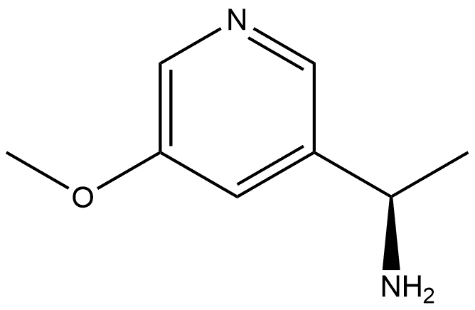 (αR)-5-Methoxy-α-methyl-3-pyridinemethanamine Structure