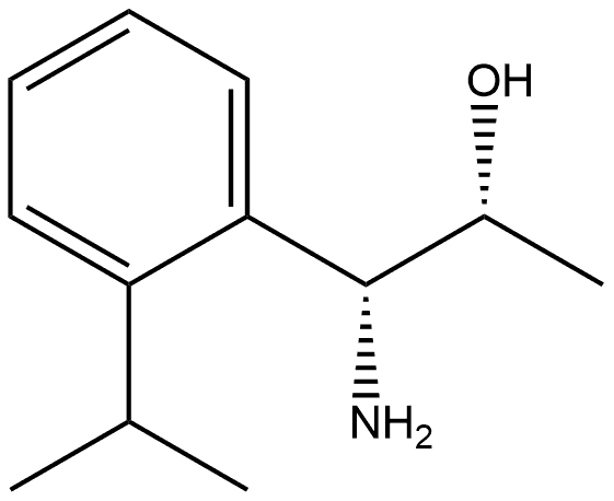 (1R,2R)-1-AMINO-1-[2-(METHYLETHYL)PHENYL]PROPAN-2-OL,1213003-59-8,结构式