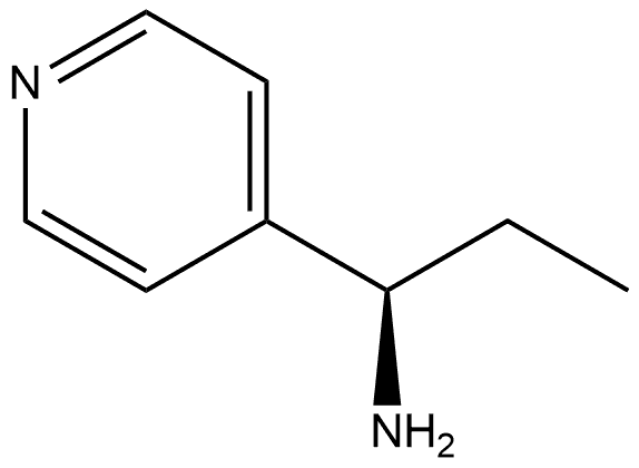 (1R)-1-(4-PYRIDYL)PROPYLAMINE 结构式