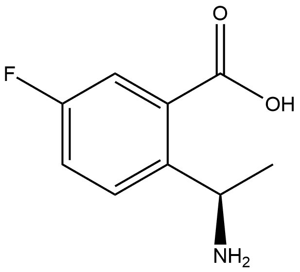 2-[(1R)-1-Aminoethyl]-5-fluorobenzoic acid|(R)-2-(1-氨基乙基)-5-氟苯甲酸