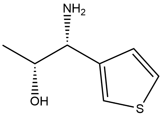 (1R,2R)-1-AMINO-1-(3-THIENYL)PROPAN-2-OL 结构式