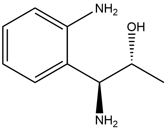 (1S,2R)-1-AMINO-1-(2-AMINOPHENYL)PROPAN-2-OL 结构式