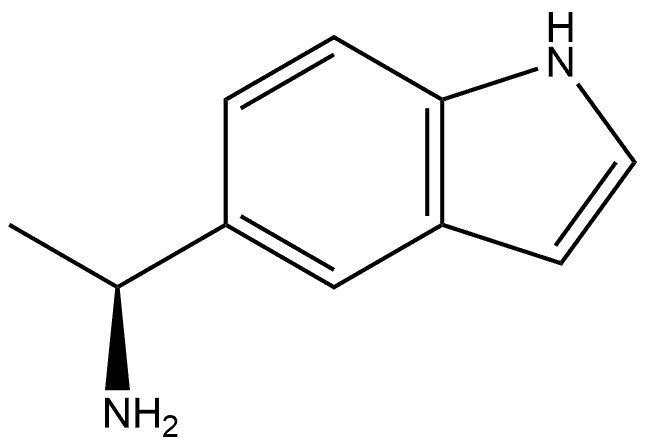 (S)-1-(1H-吲哚-5-基)乙-1-胺,1213145-32-4,结构式