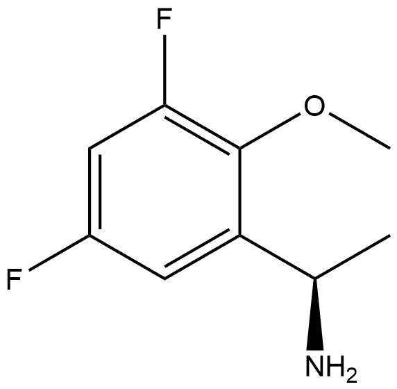 (R)-1-(3,5-difluoro-2-methoxyphenyl)ethan-1-amine Structure