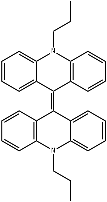 Acridine, 9,10-dihydro-10-propyl-9-(10-propyl-9(10H)-acridinylidene)-,121330-78-7,结构式