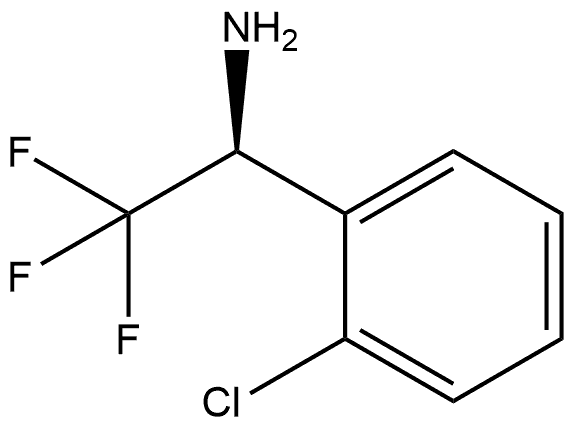 (S)-1-(2-chlorophenyl)-2,2,2-trifluoroethanamine Structure