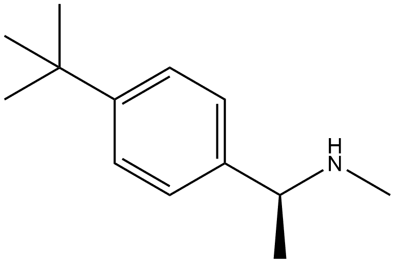 Benzenemethanamine, 4-(1,1-dimethylethyl)-N,α-dimethyl-, (αS)- 结构式