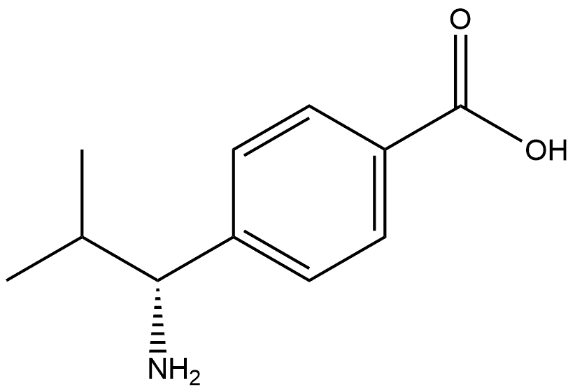 4-[(1R)-1-Amino-2-methylpropyl]benzoic acid|(R)-4-(1-氨基-2-甲基丙基)苯甲酸
