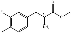 METHYL (S)-2-AMINO-3-(3-FLUORO-4-METHYLPHENYL)PROPANOATE HCL,1213453-67-8,结构式