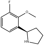 (2R)-2-(3-fluoro-2-methoxyphenyl)pyrrolidine Structure