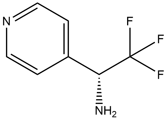 (R)-2,2,2-trifluoro-1-(pyridin-4-yl)ethanamine Structure