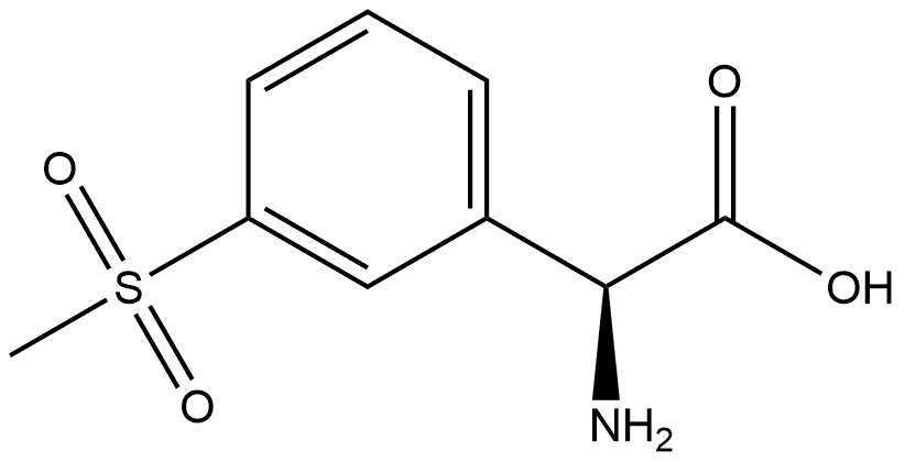 1213597-34-2 BENZENEACETIC ACID, 伪-AMINO-3-(METHYLSULFONYL)-