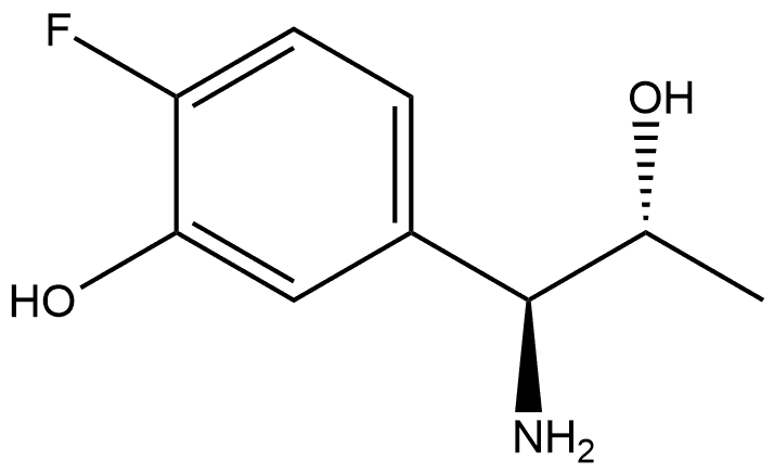 5-((1S,2R)-1-AMINO-2-HYDROXYPROPYL)-2-FLUOROPHENOL,1213625-69-4,结构式