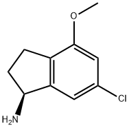 1H-Inden-1-amine, 6-chloro-2,3-dihydro-4-methoxy-, (1S)-|