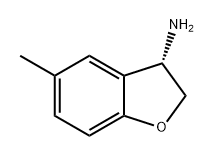 3-Benzofuranamine, 2,3-dihydro-5-methyl-, (3S)- 化学構造式