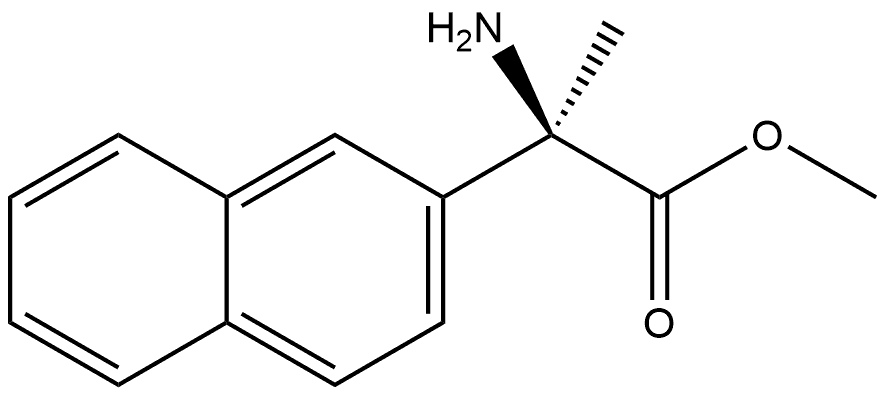 (R)-Methyl 2-amino-2-(naphthalen-2-yl)propanoate Structure