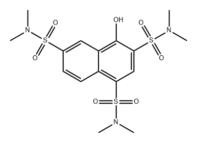 1,3,6-Naphthalenetrisulfonamide, 4-hydroxy-N1,N1,N3,N3,N6,N6-hexamethyl-