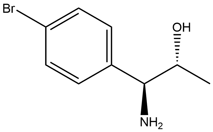 (1S,2R)-1-AMINO-1-(4-BROMOPHENYL)PROPAN-2-OL Structure