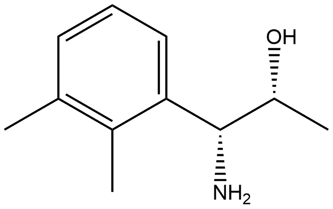 (1R,2R)-1-AMINO-1-(2,3-DIMETHYLPHENYL)PROPAN-2-OL 结构式