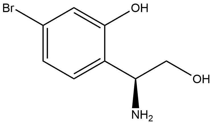 (S)-2-(1-amino-2-hydroxyethyl)-5-bromophenol|