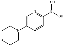 Boronic acid, B-[5-(4-morpholinyl)-2-pyridinyl]- Struktur