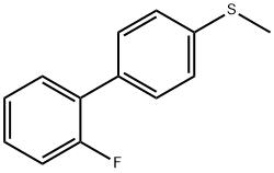 (2'-Fluorobiphenyl-4-yl)(methyl)sulfane 结构式