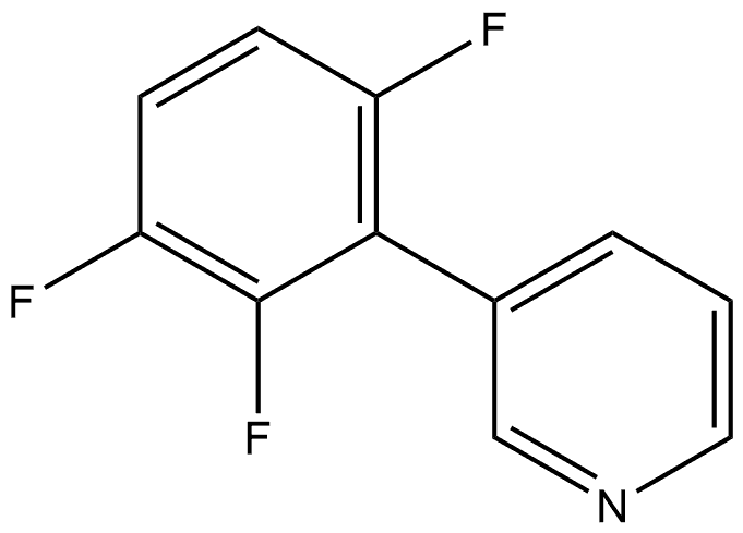 3-(2,3,6-Trifluorophenyl)pyridine Structure