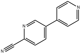 5-(Pyridin-4-yl)picolinonitrile,1214324-59-0,结构式