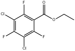 3,5-Dichloro-2,4,6-trifluoro-benzoic acid ethyl ester 结构式
